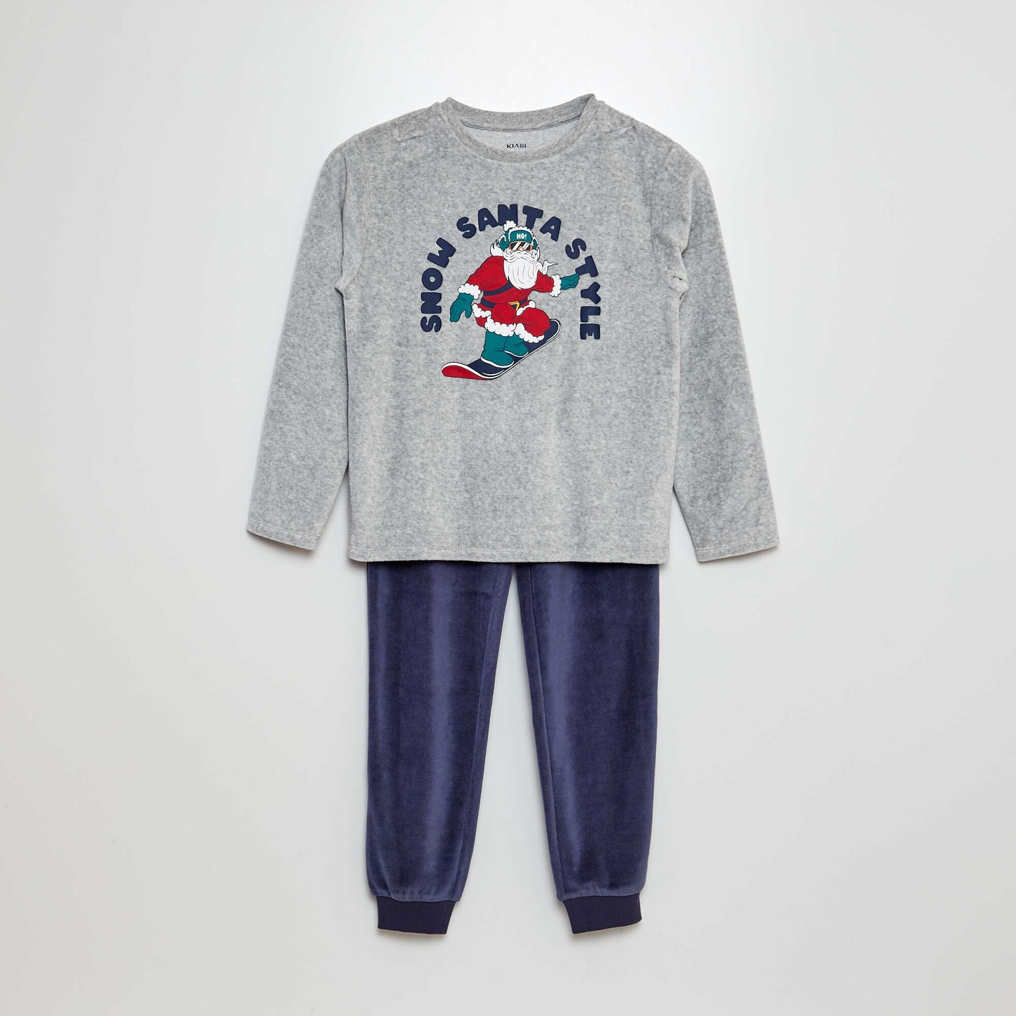 T-shirt bottoms and hat pyjama set - 3-piece set BLUE