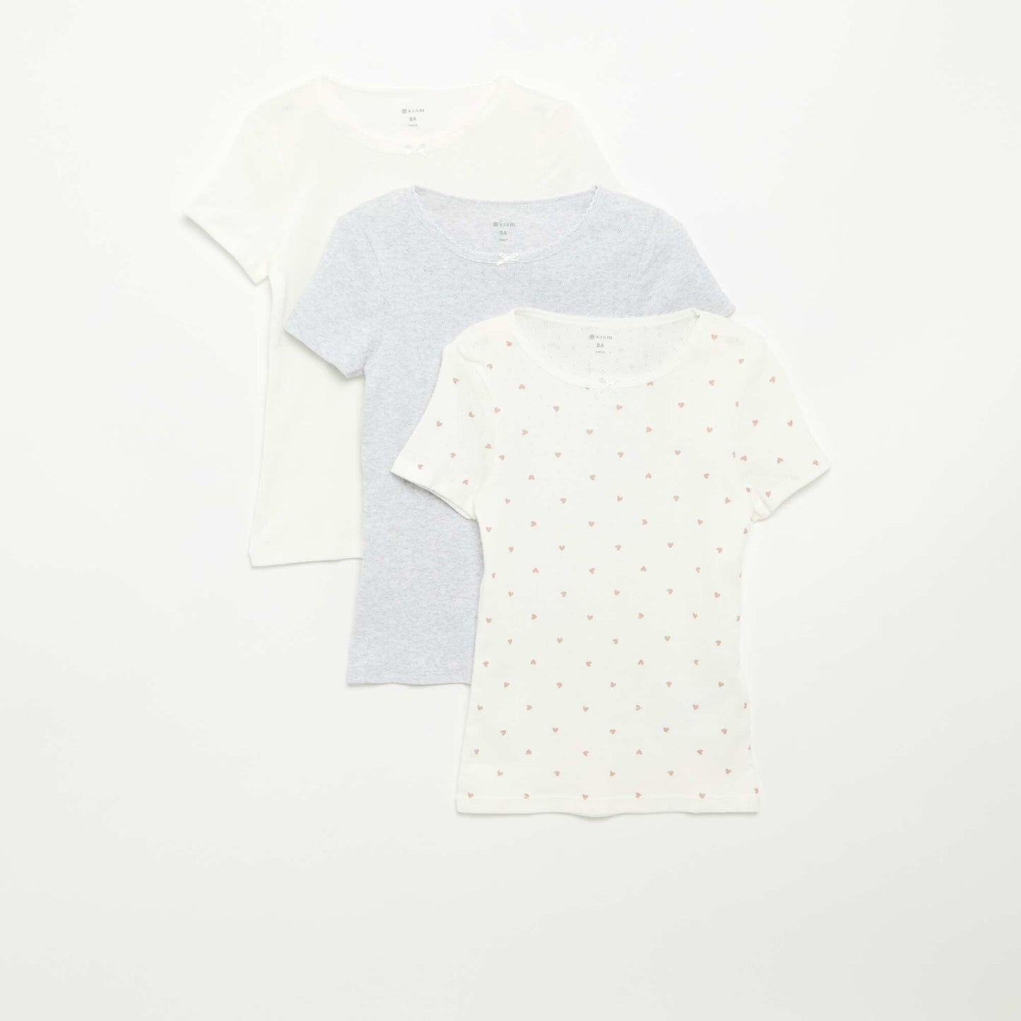 Pack of 3 T-shirts BEIGE
