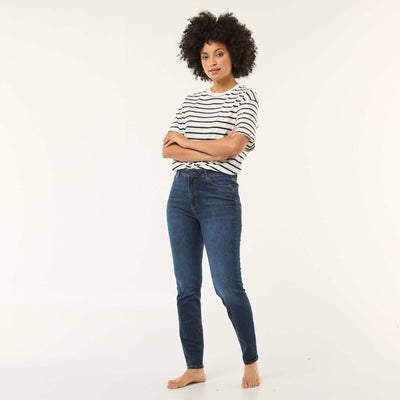 Pantallona Slim xhins - L30 RINSE1