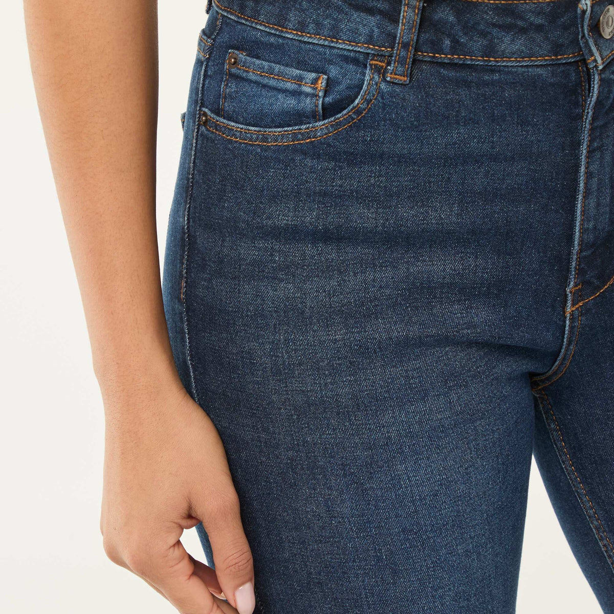 Pantallona Slim xhins - L30 RINSE1