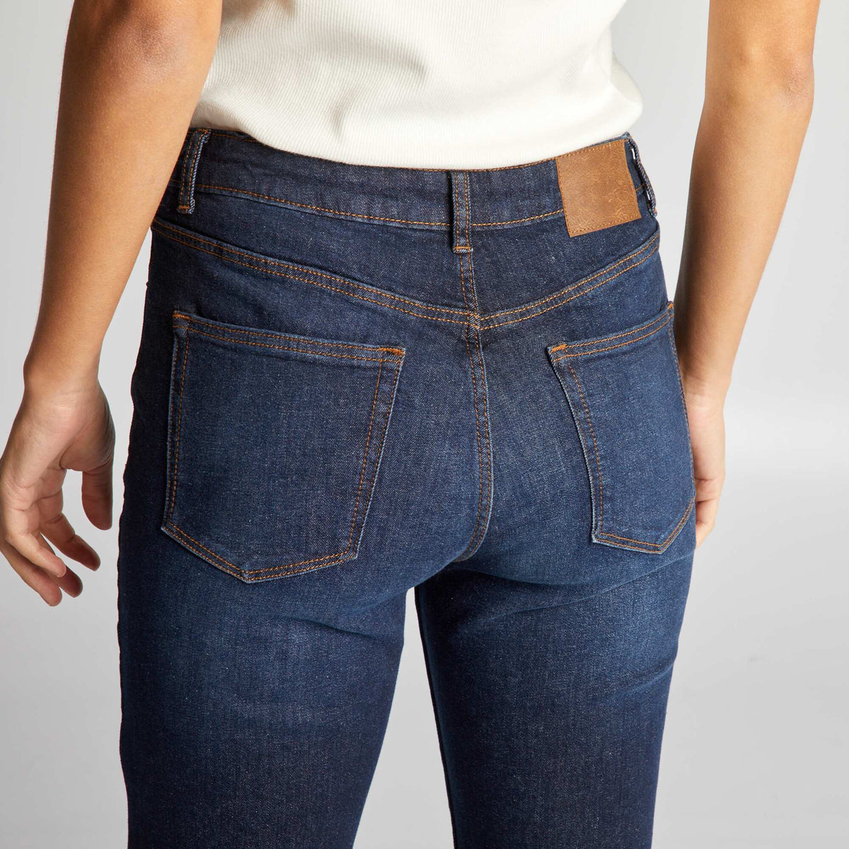 Pantallona Slim xhins - L30 RINSE1