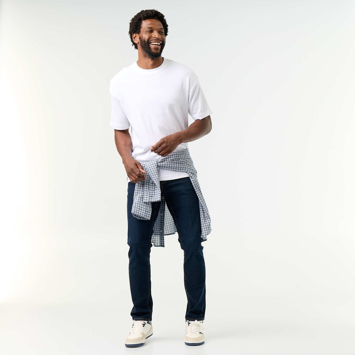 Slim 5-pocket jeans - L34 BLUE