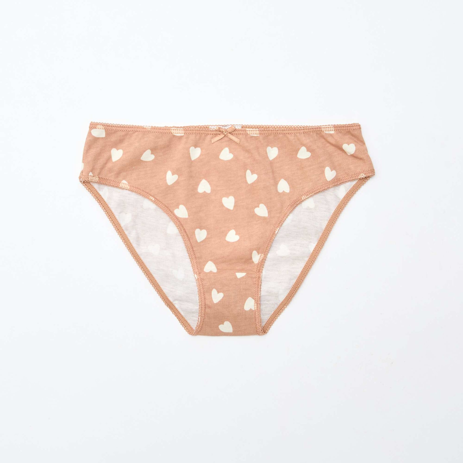Pack of 7 panties BROWN