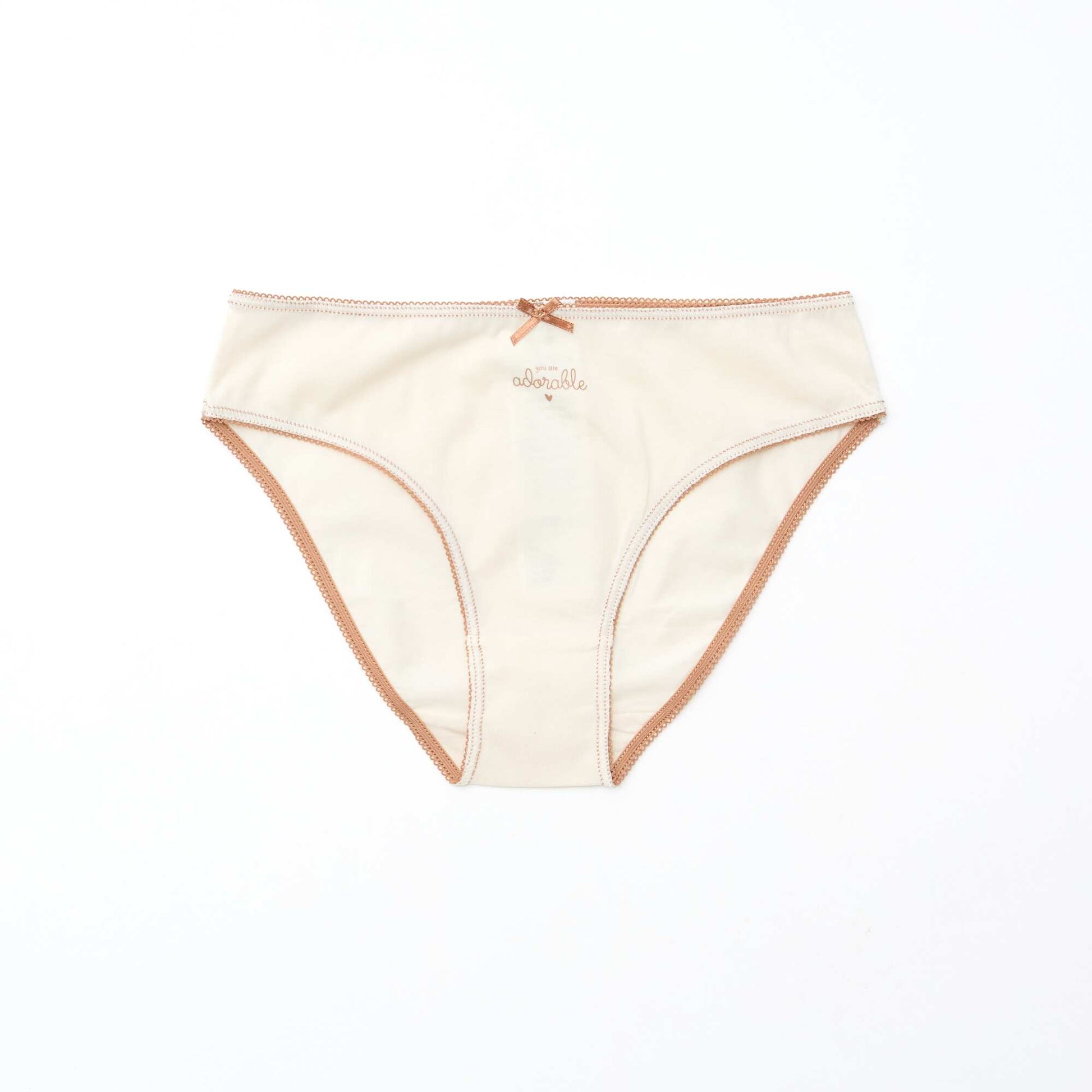 Pack of 7 panties BROWN