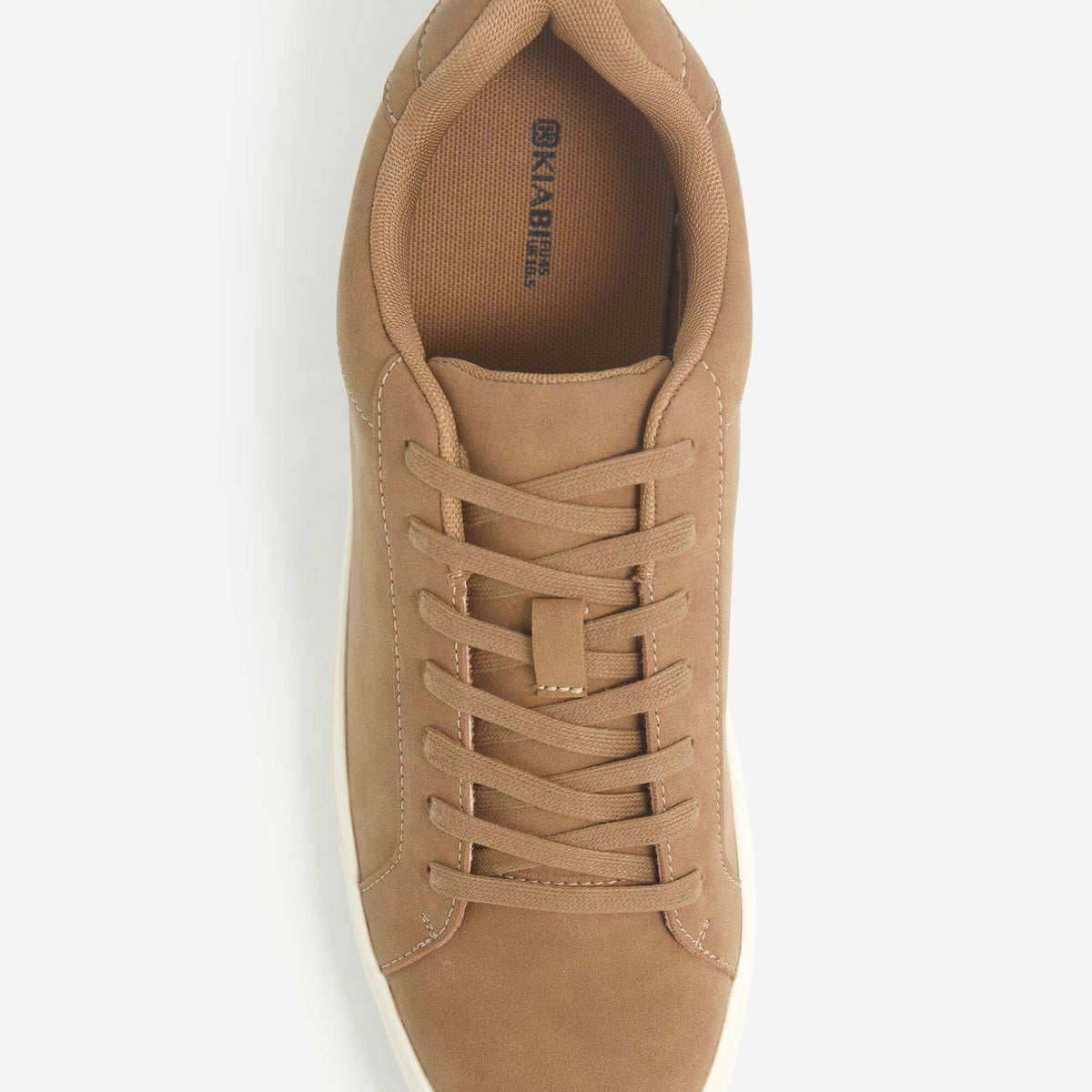 Sneakers me teksturë e shkurtra CAMEL