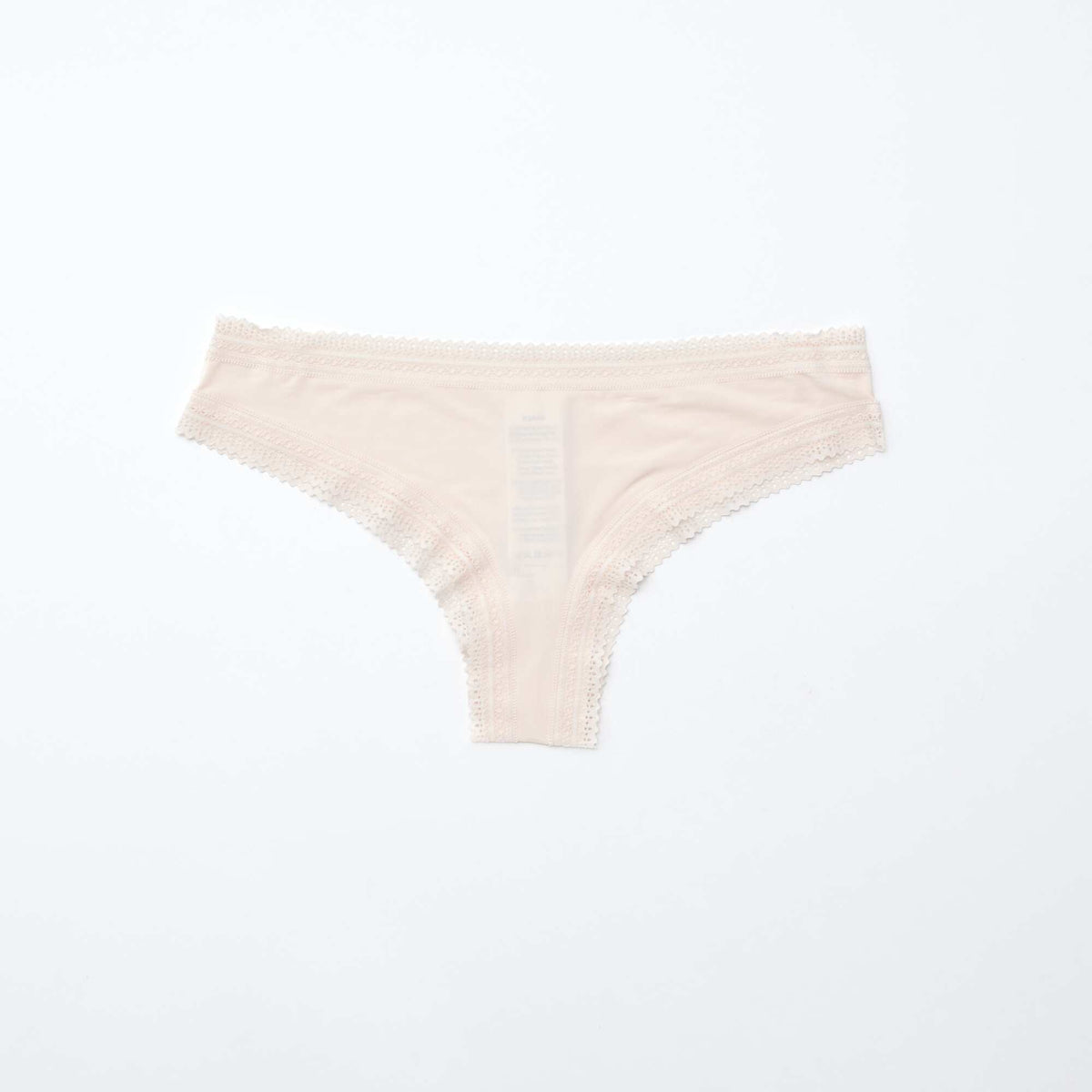 Pack of 3 Printed Microfiber Thongs BLACK