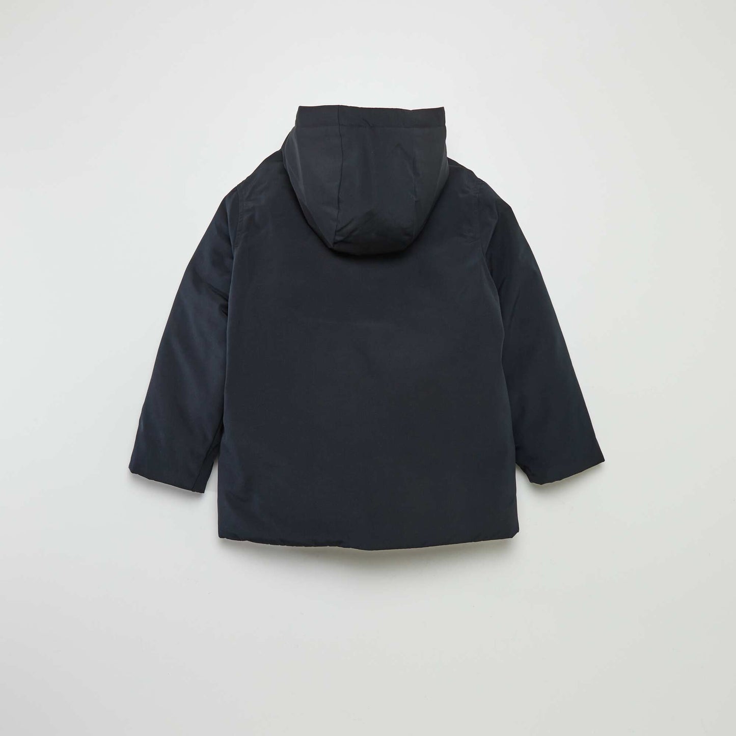Hooded parka black
