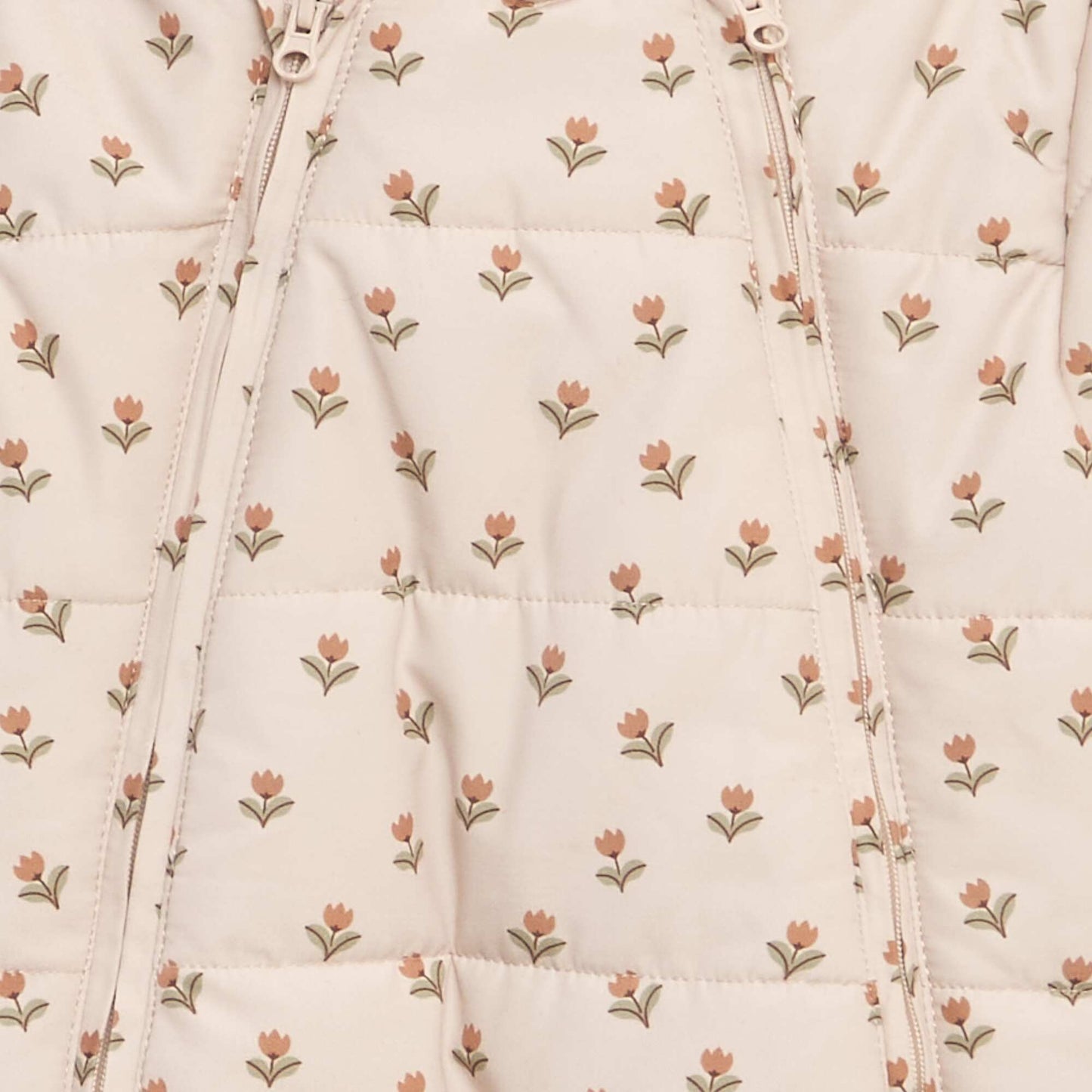 Fleece-lined snowsuit BEIGE