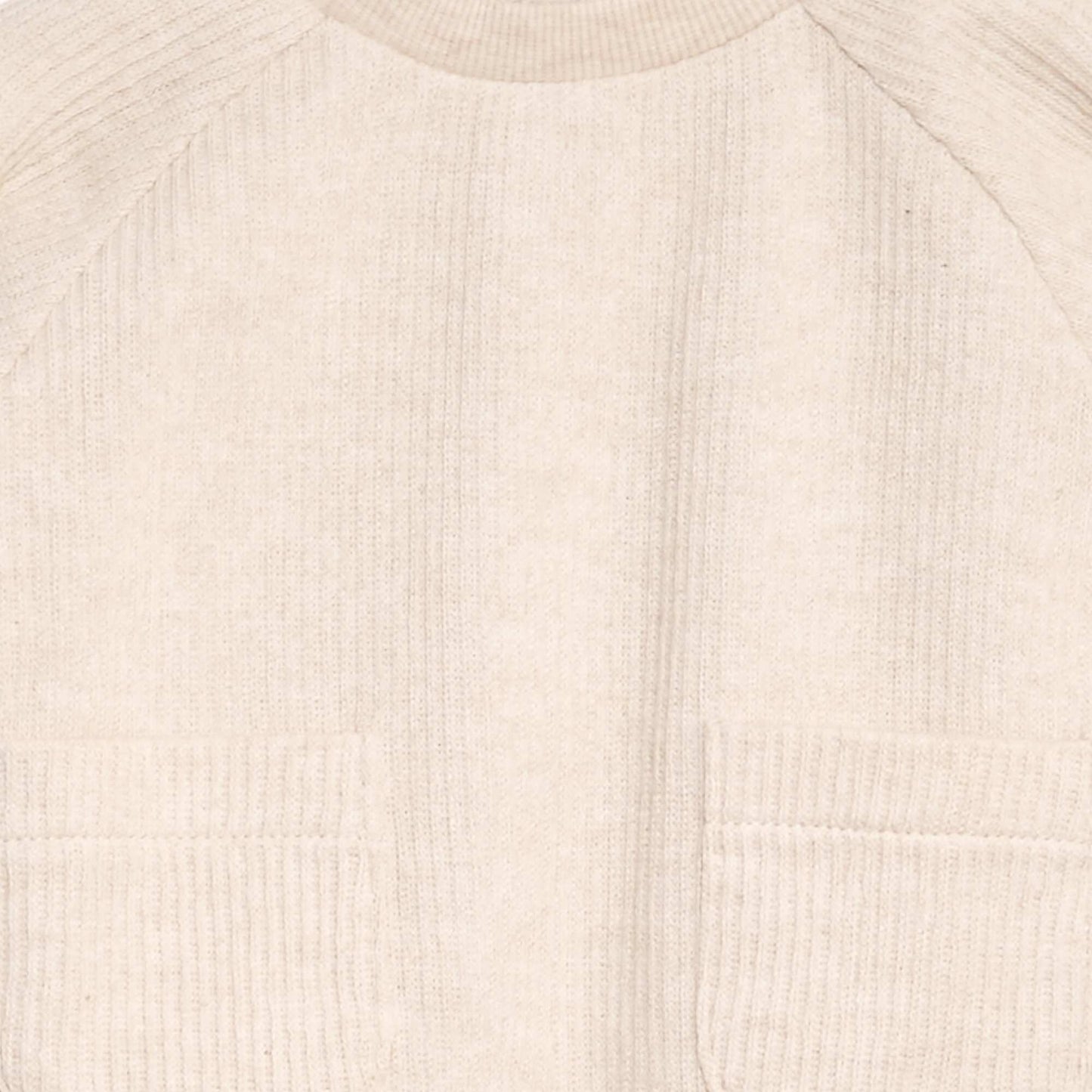 Ribbed knit set - 2-piece set BEIGE