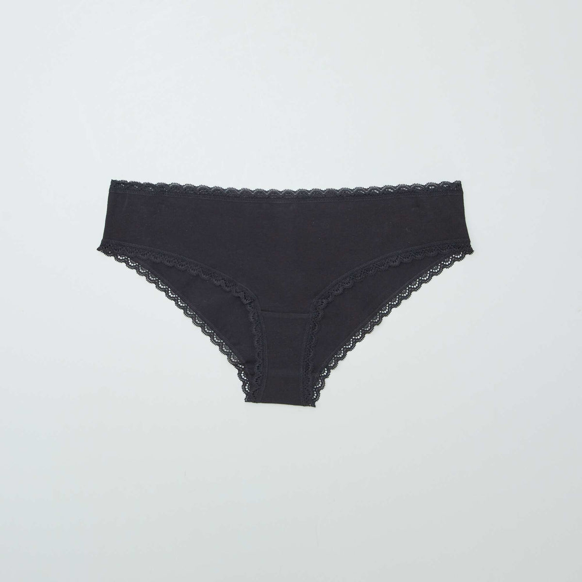 Pack of 2 cotton boy shorts BLACK