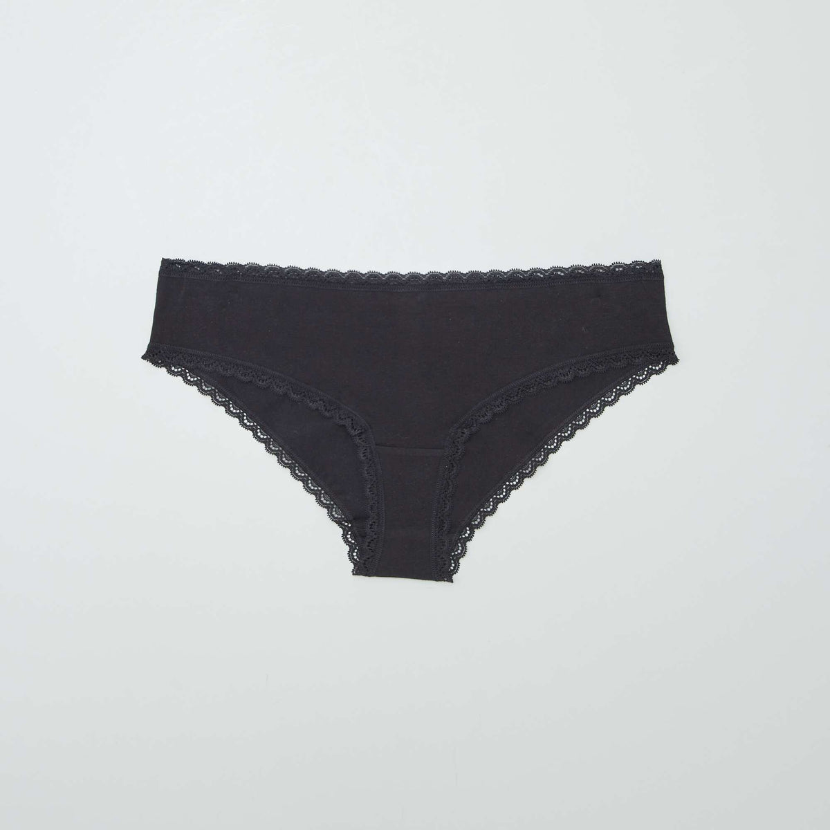 Pack of 2 cotton boy shorts BLACK