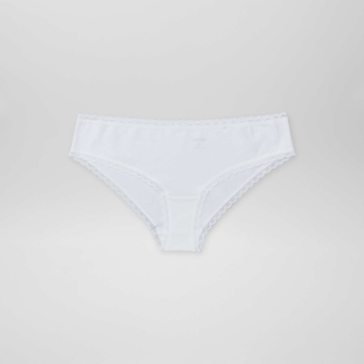 Pack of 2 cotton boy shorts WHITE