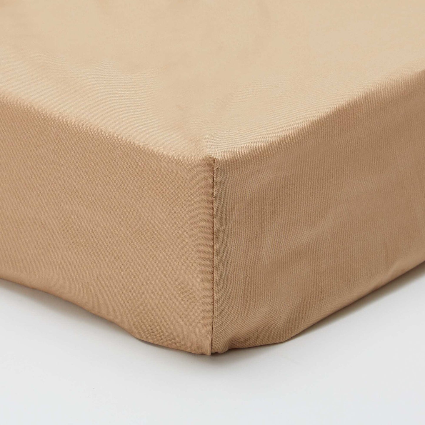 Fitted sheet for 1 person  90 x 190 cm  cotton - Kiabi Home BEIGE