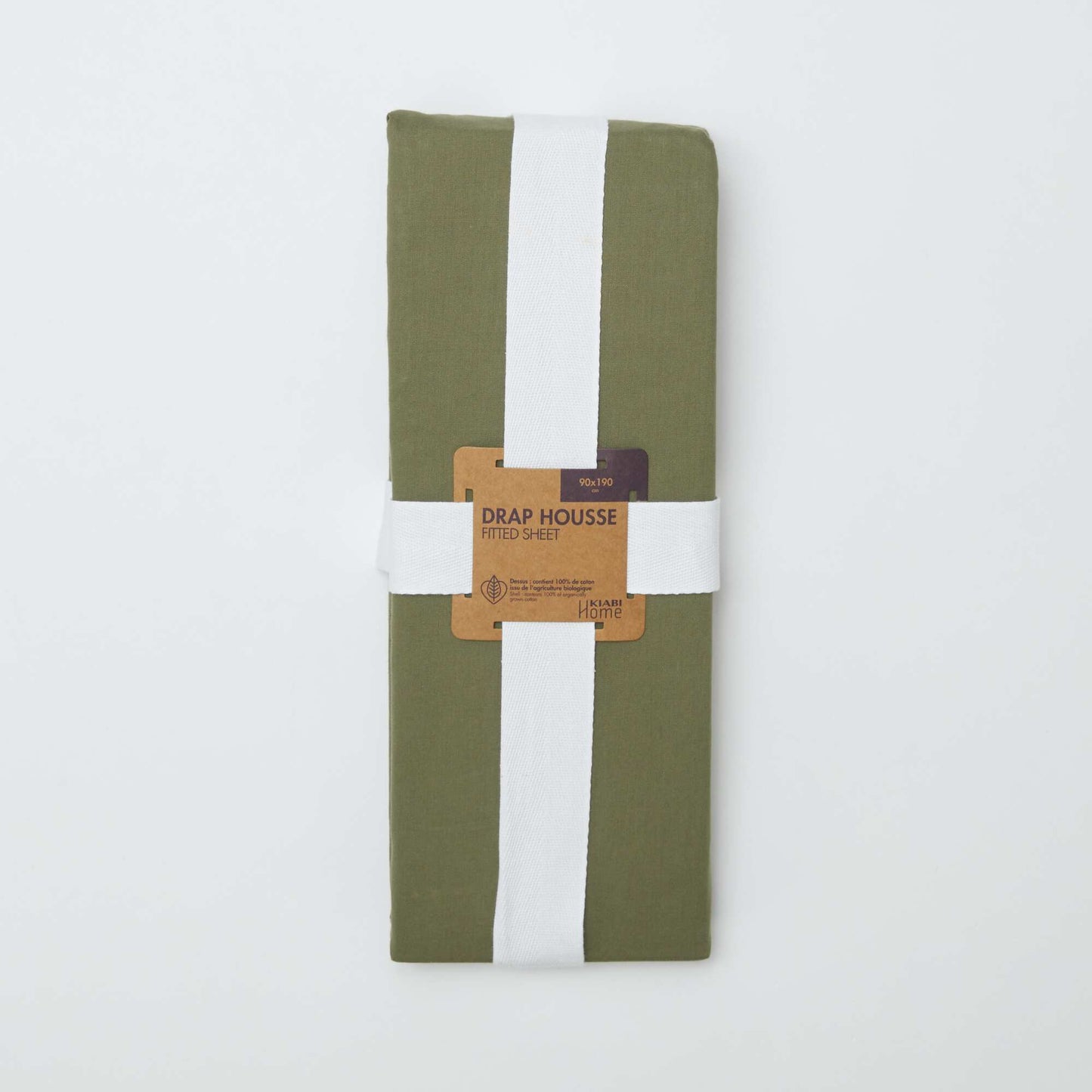 Çarçaf pambuku për 1 person 90x190cm - Kiabi Home