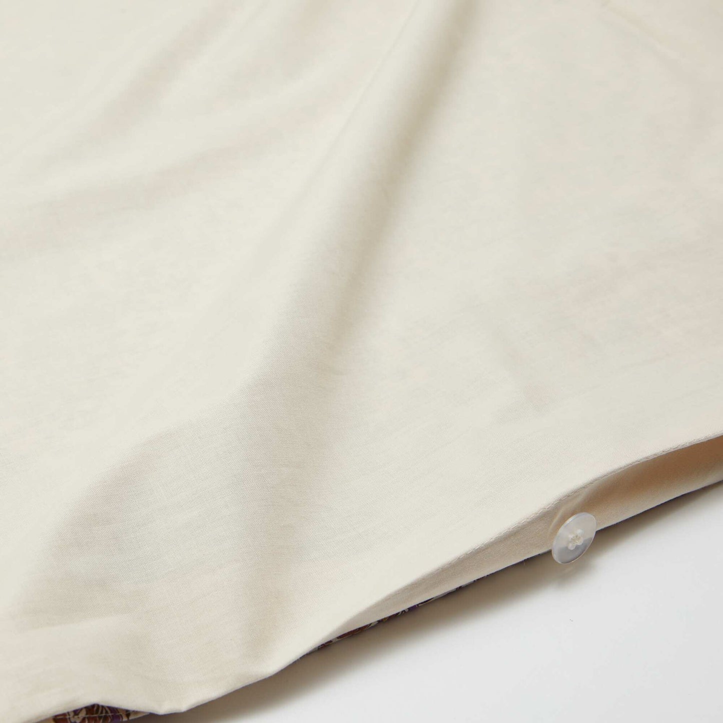 Single Duvet Cover Set 140 x 200cm  57-Thread Count Cotton - Kiabi Home BEIGE