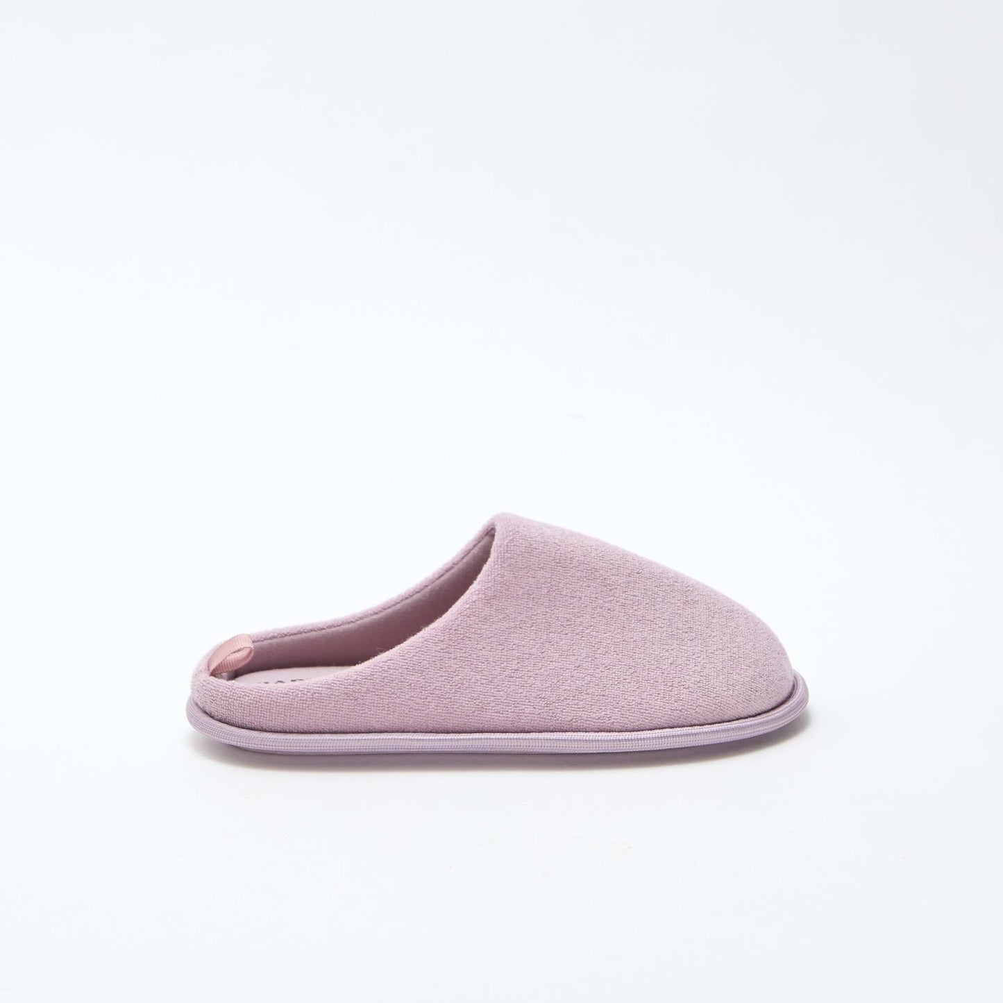 Plain mule slippers PURPLE