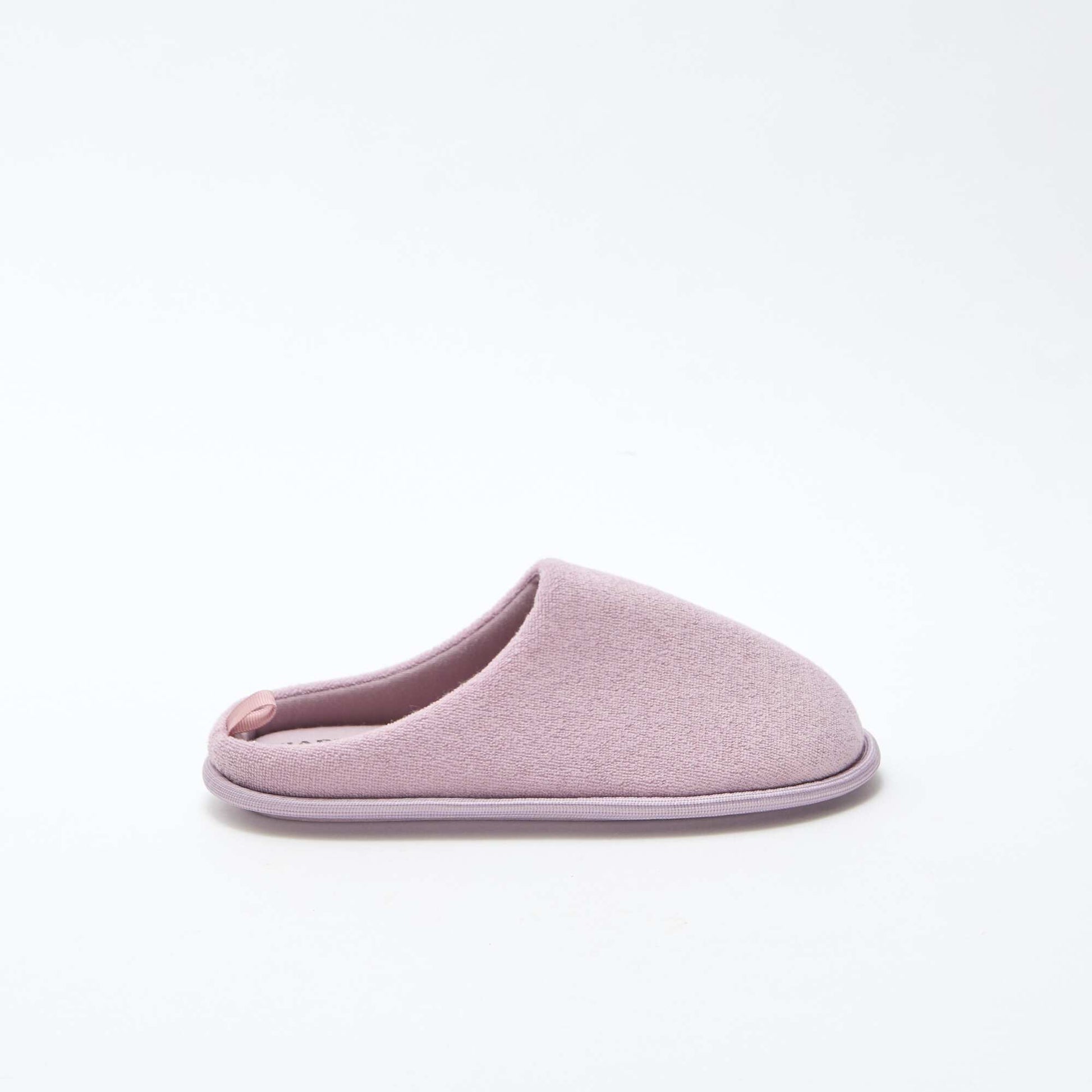 Plain mule slippers PURPLE