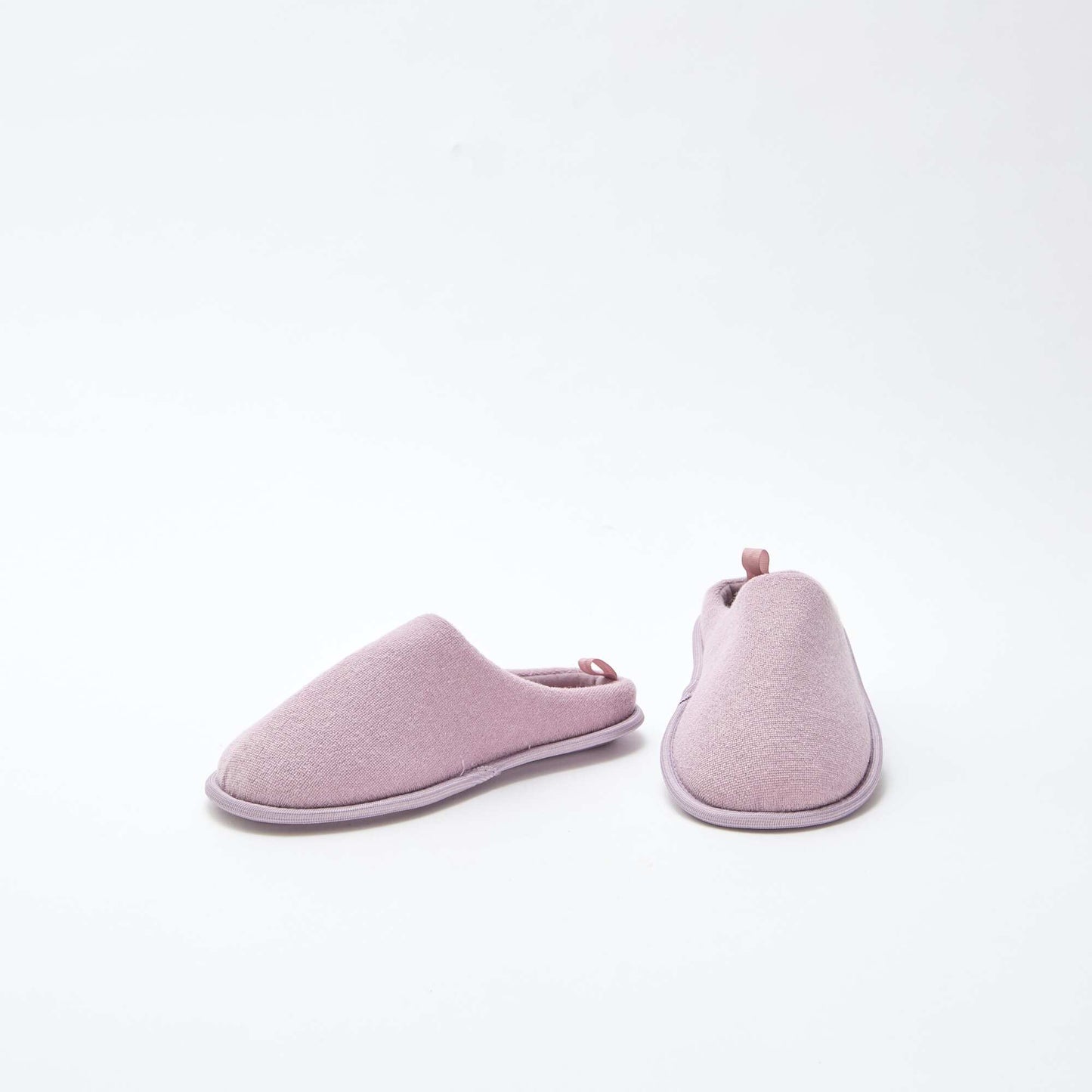 Plain mule slippers PURPLE