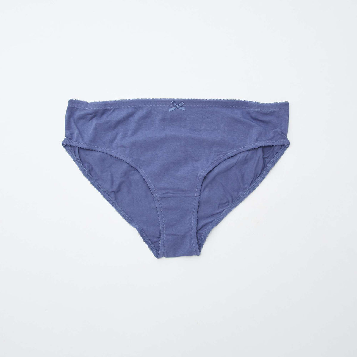 Pack of 3 stretch cotton briefs BLUE