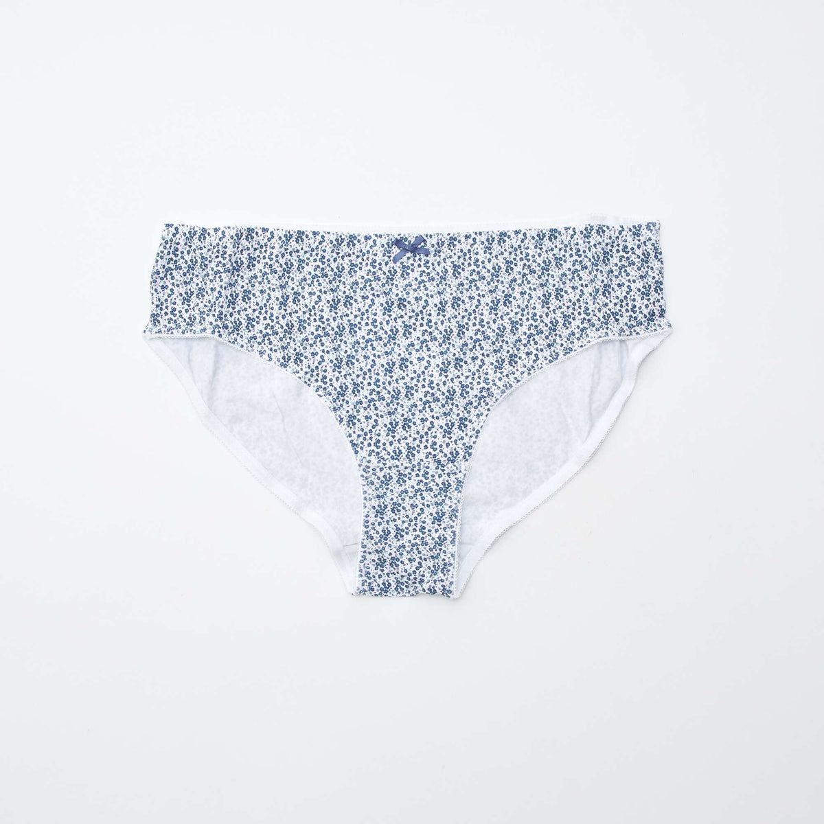 Pack of 3 stretch cotton briefs BLUE