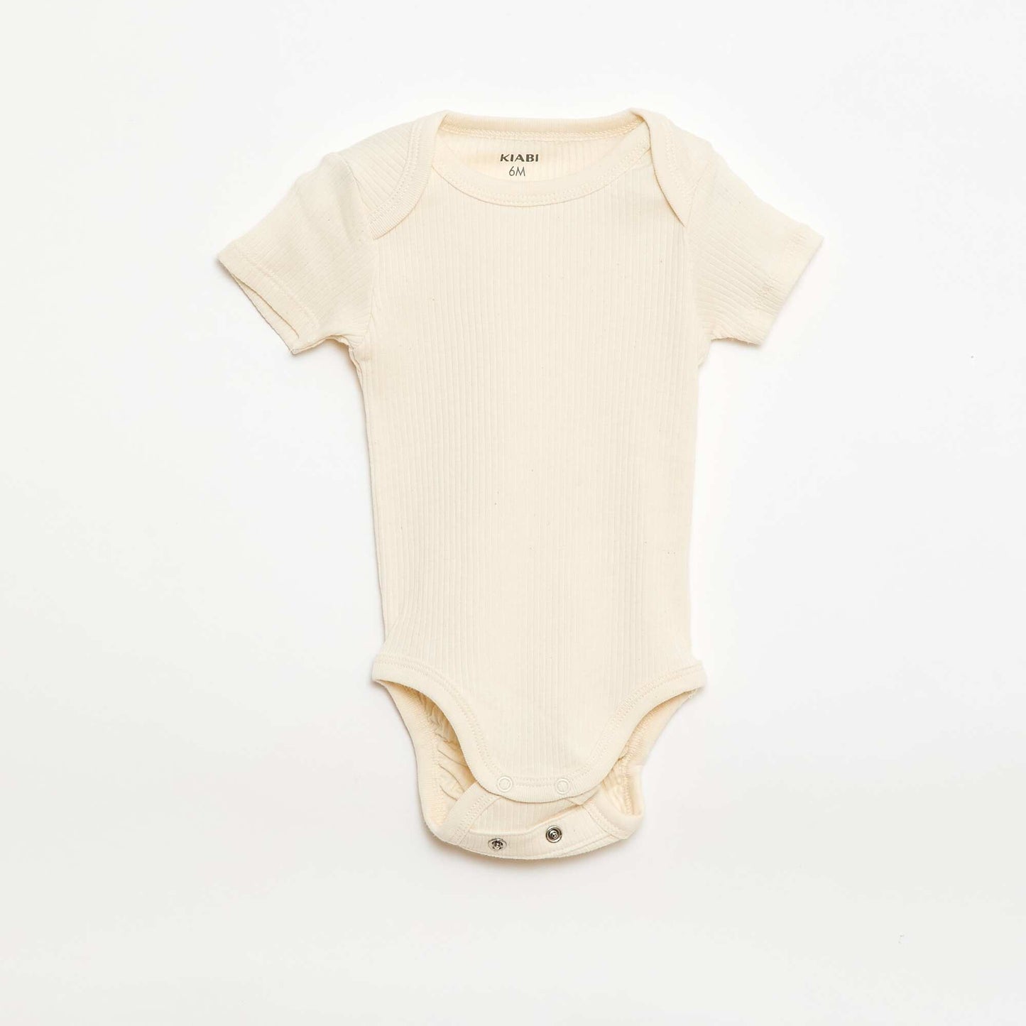Plain knit grow-with-them bodysuits - Pack of 3 BEIGE