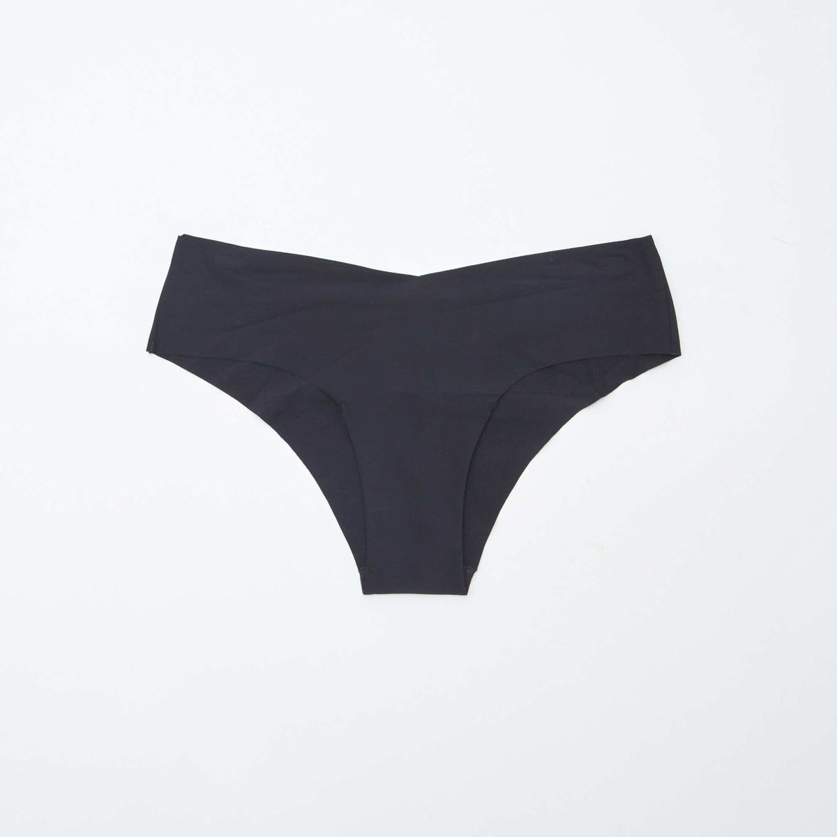 2-Pack Invisible Microfiber Shorties BLACK