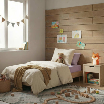 Set këllëf jorgani tek 140 x 200 cm pambuku - Kiabi Home