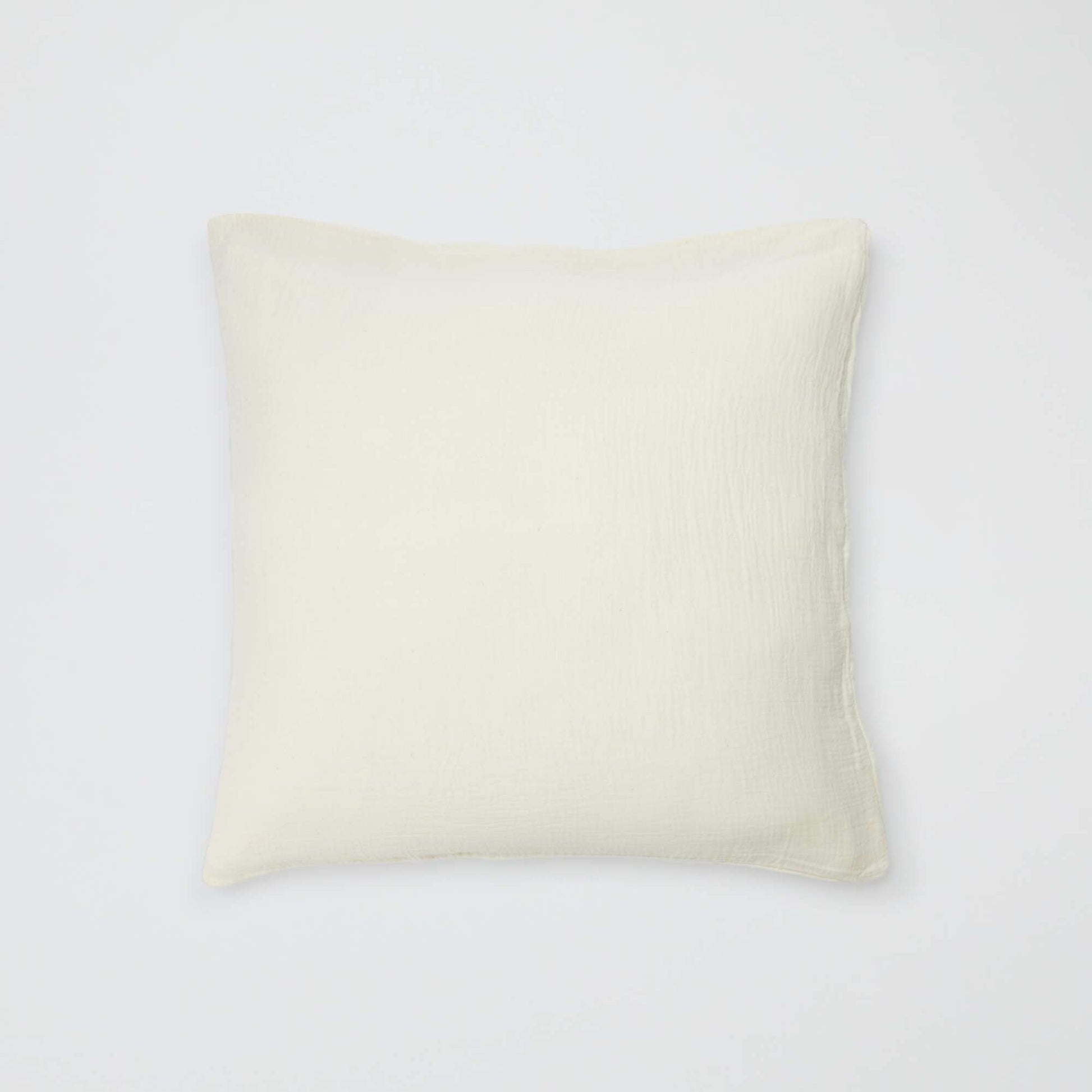 Single Duvet Cover Set 140 x 200cm in Cotton Gauze - Kiabi Home BEIGE