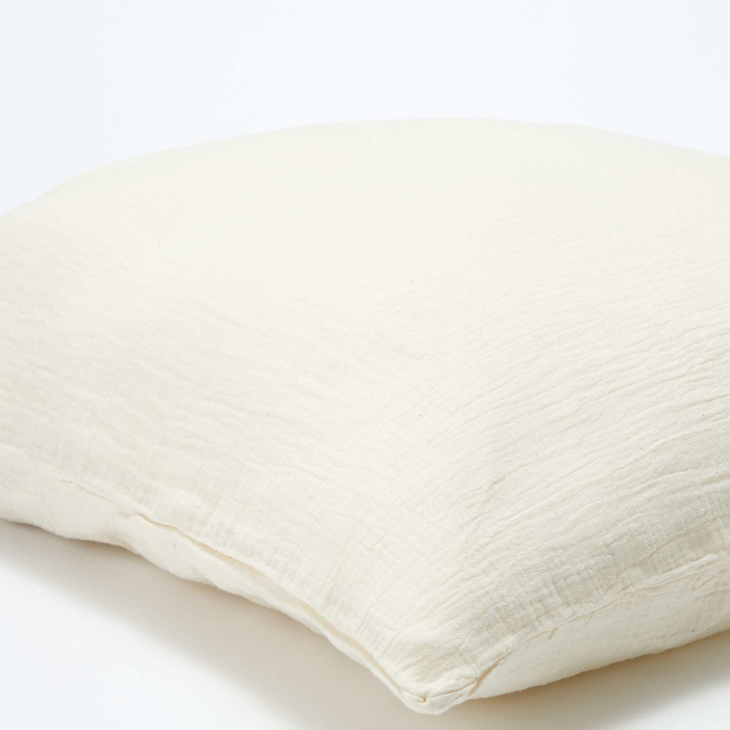 Single Duvet Cover Set 140 x 200cm in Cotton Gauze - Kiabi Home BEIGE
