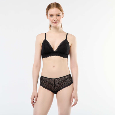 Lace shorty BLACK