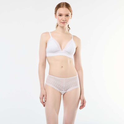 Lace shorty WHITE
