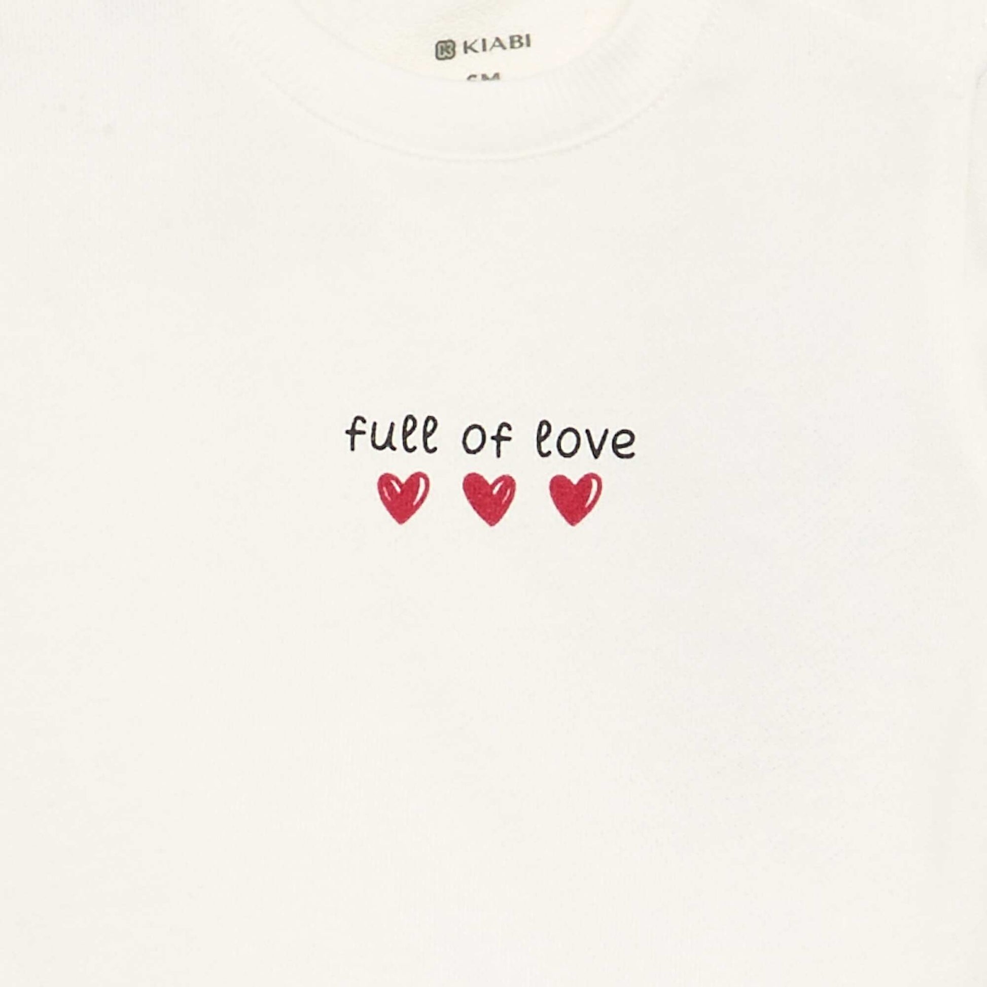 Long-sleeved sweatshirt with print WHITE