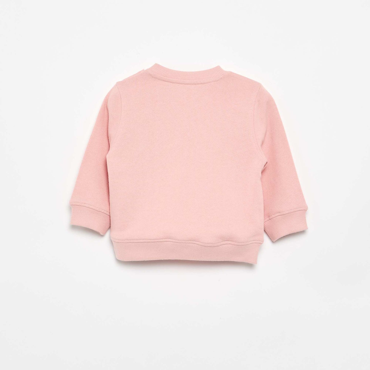 Long-sleeved sweatshirt with print PINK