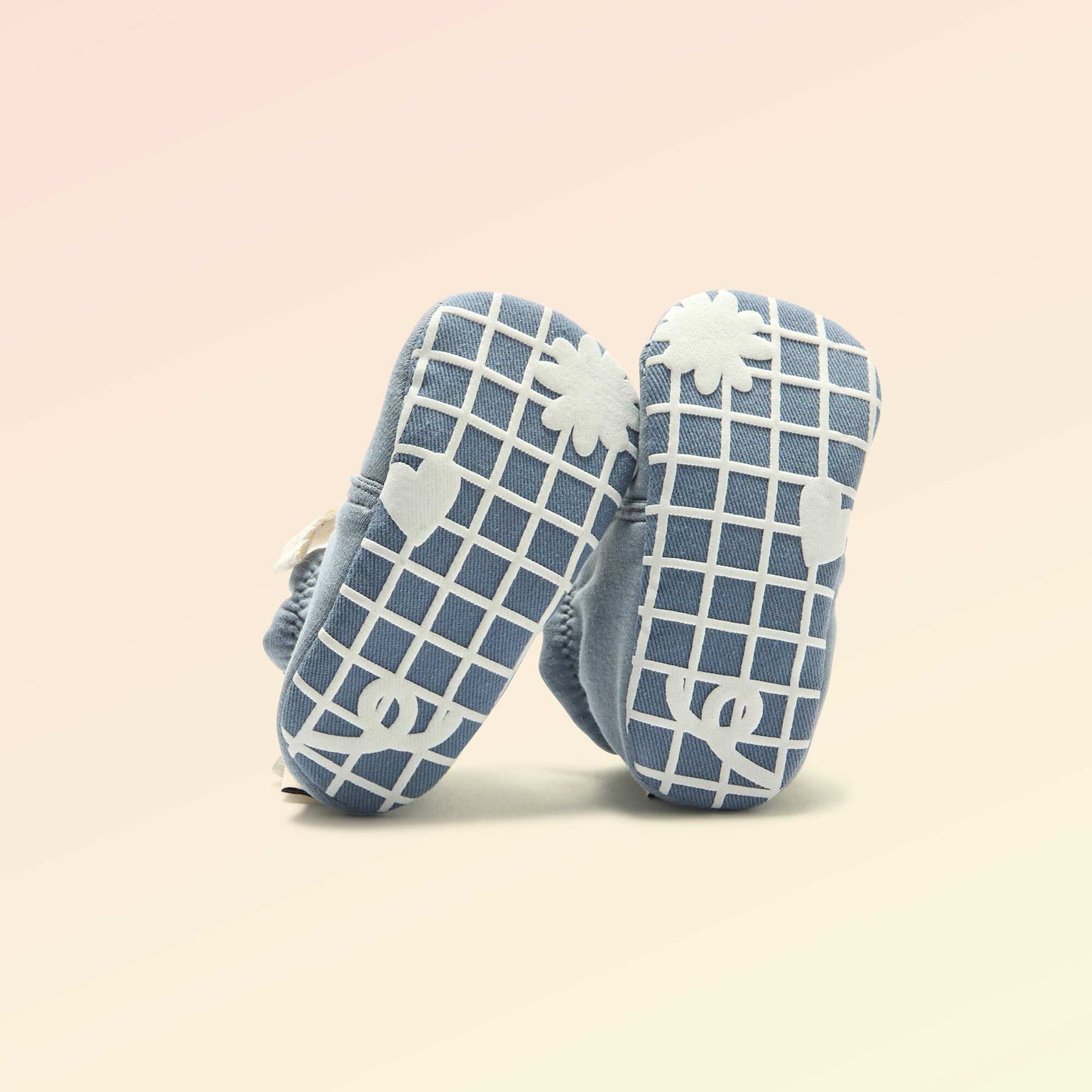Baby First Movement Slippers - Kitchoun BLUE