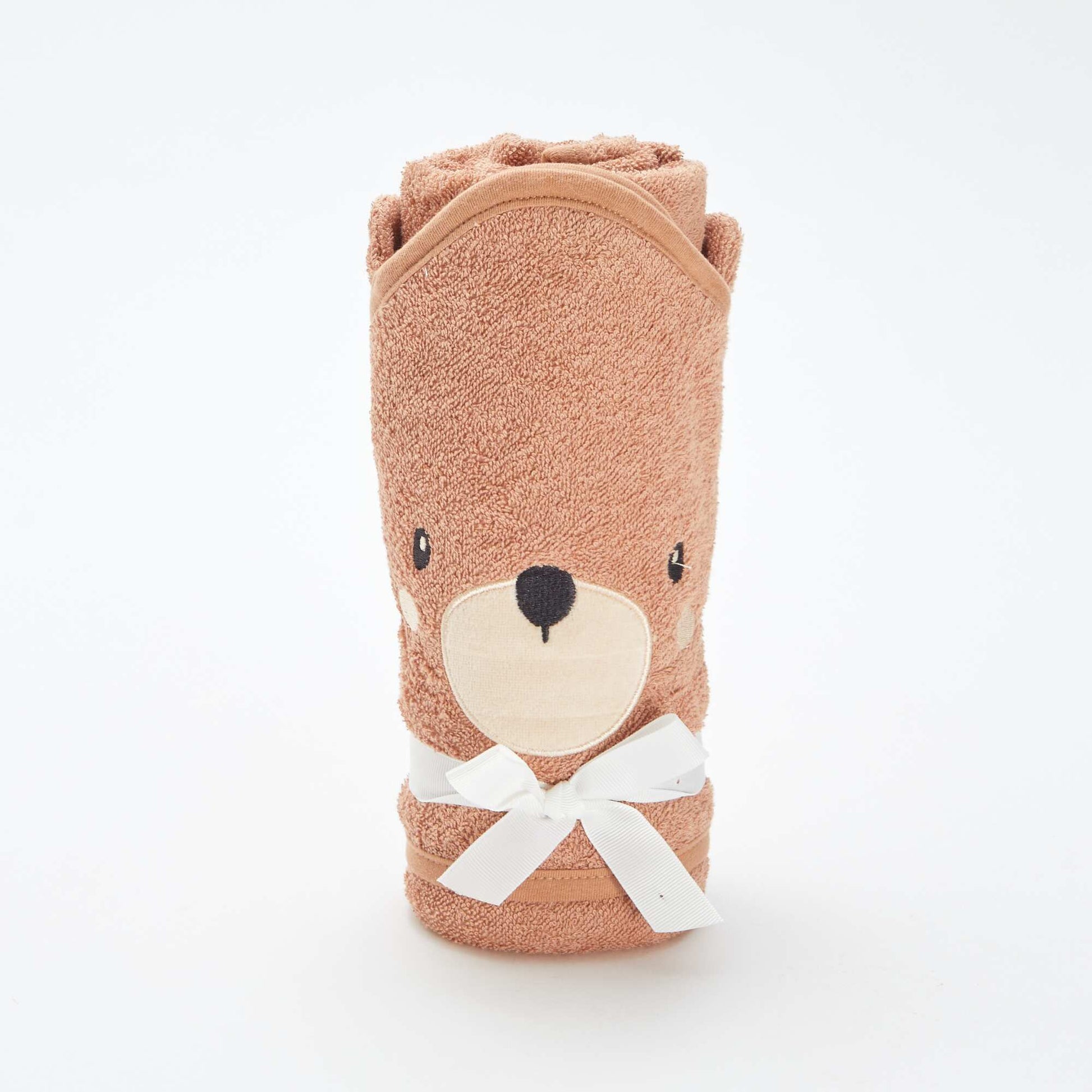 Animal Ear Terry Bath Cape BROWN