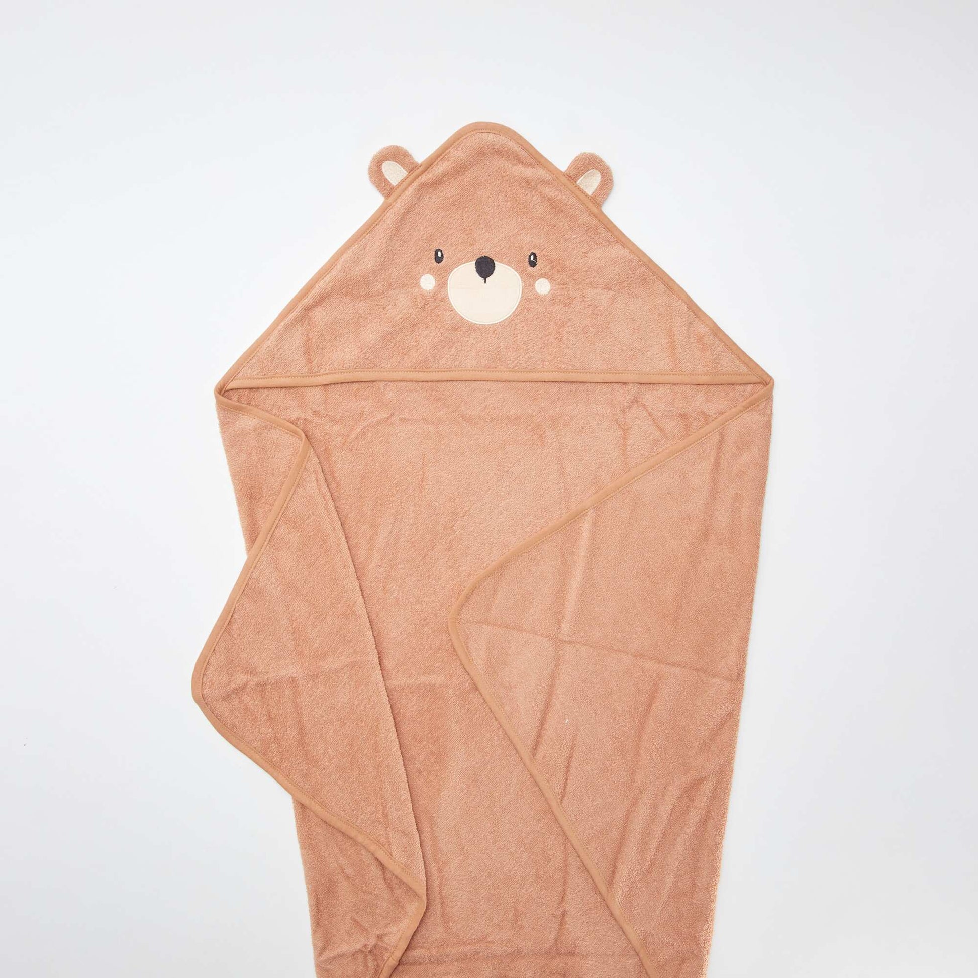 Animal Ear Terry Bath Cape BROWN