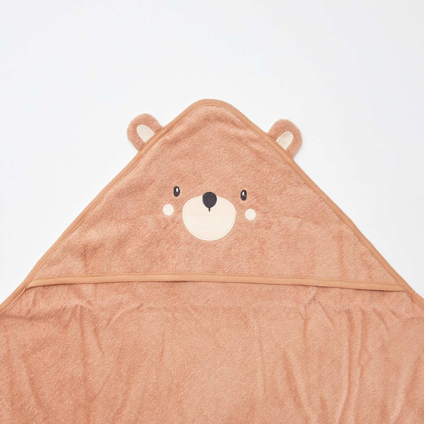 Animal Ear Terry Bath Cape BROWN