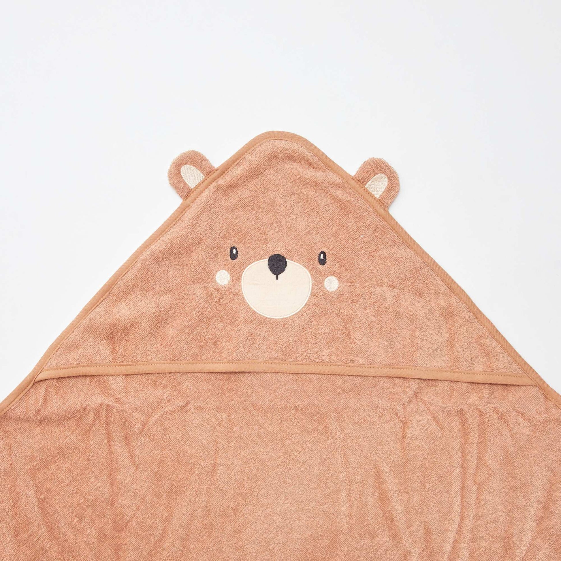 Animal Ear Terry Bath Cape BROWN
