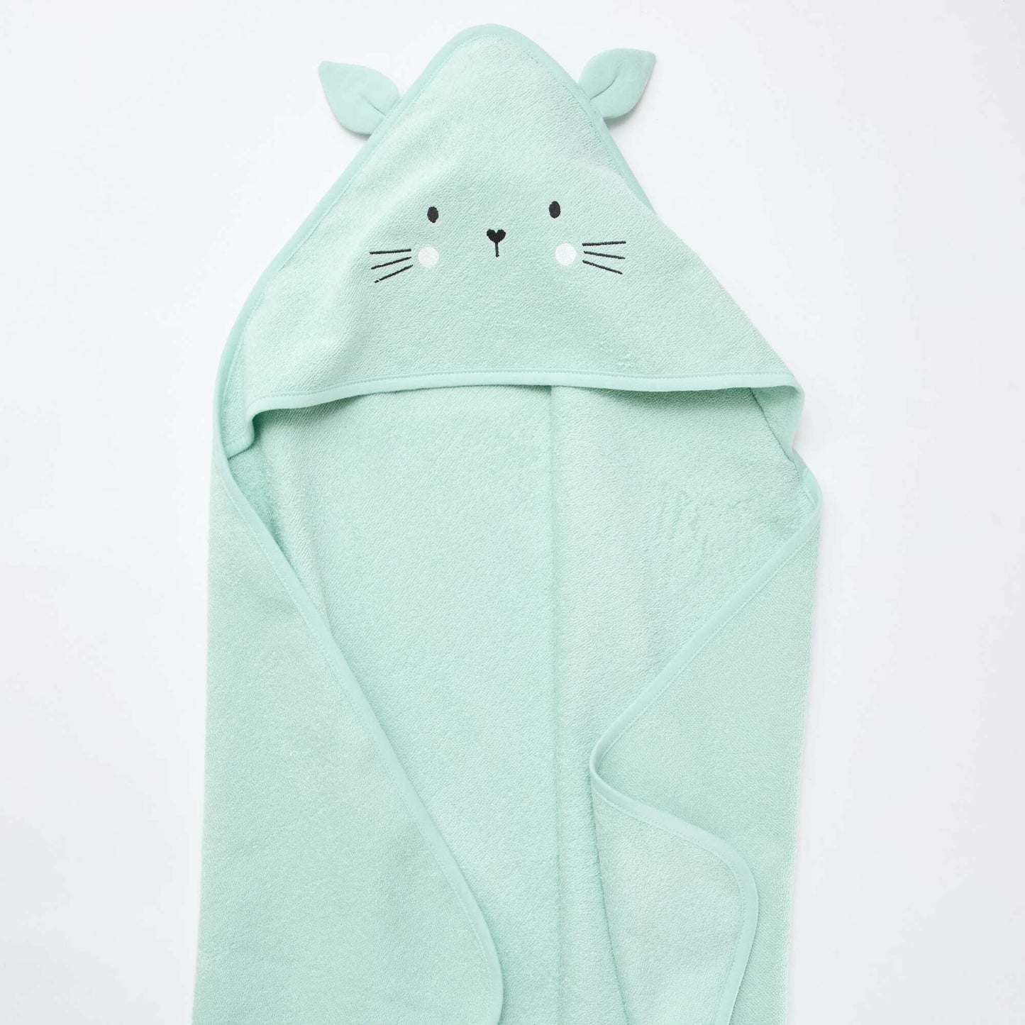Animal Ear Terry Bath Cape BLUE