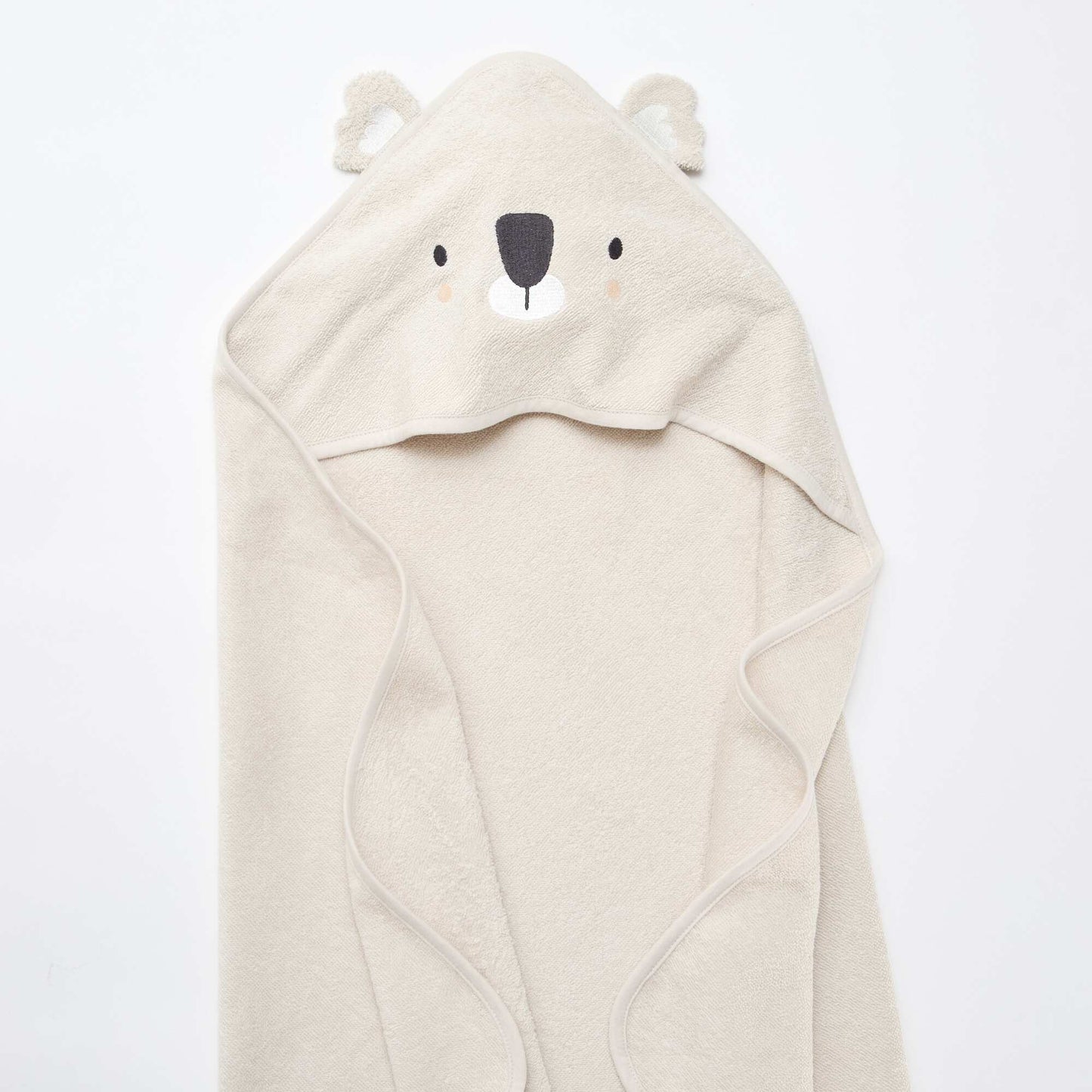 Animal Ear Terry Bath Cape GREY