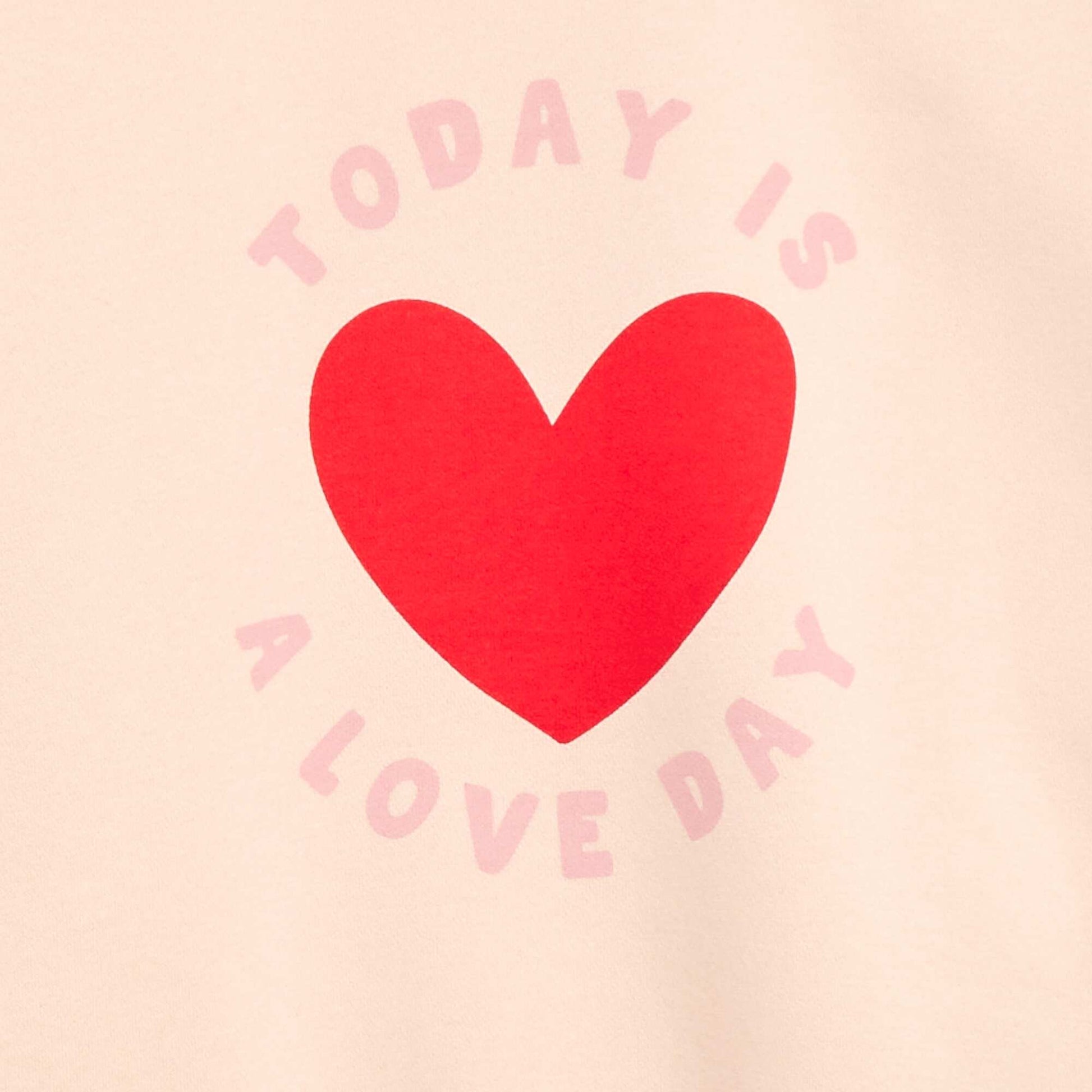 Long-sleeved sweatshirt with print PINK