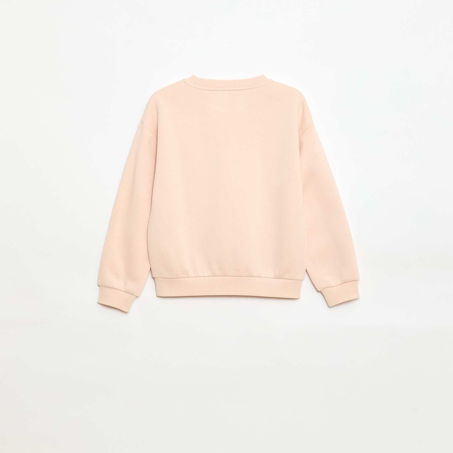 Long-sleeved sweatshirt with print PINK