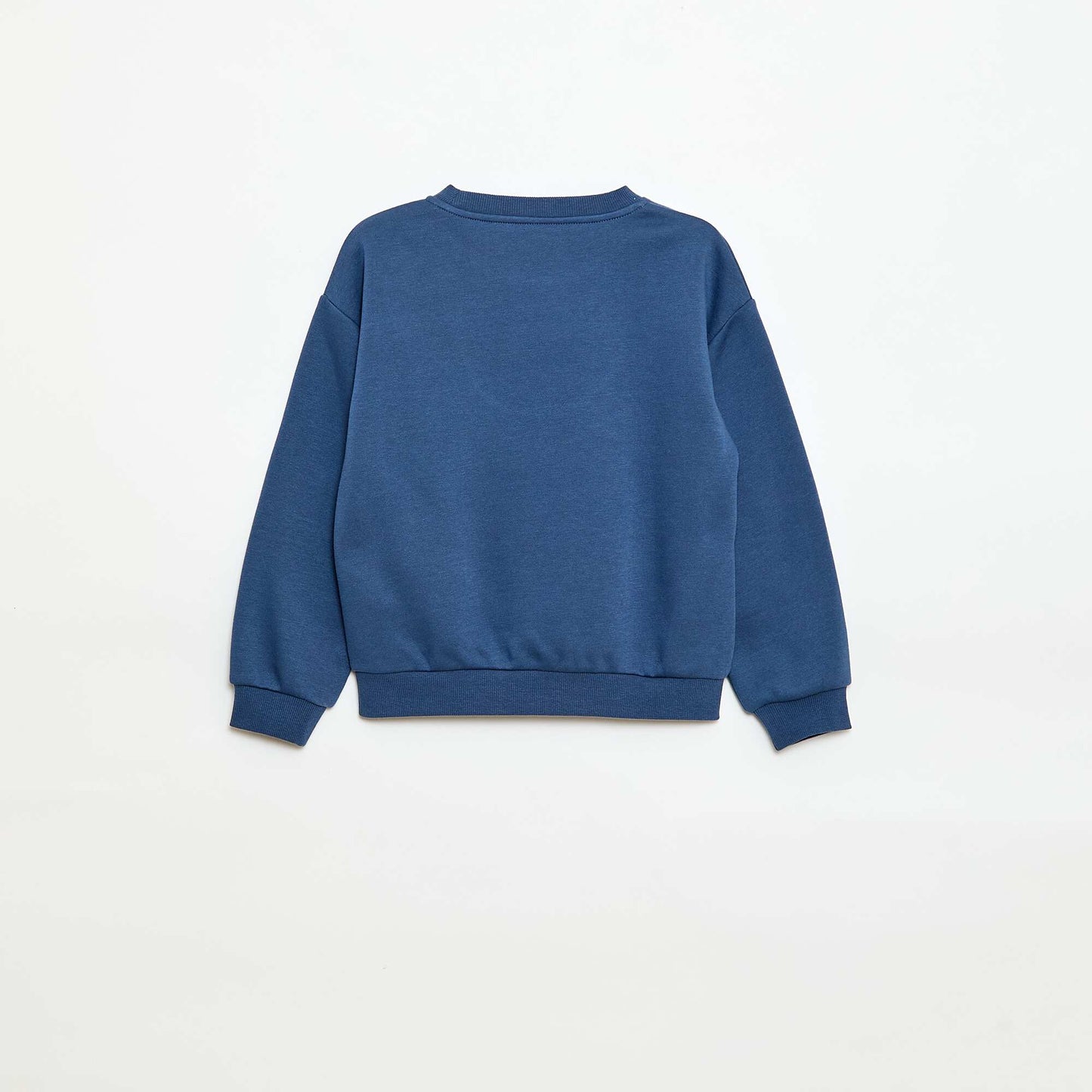 Long-sleeved sweatshirt with print BLUE