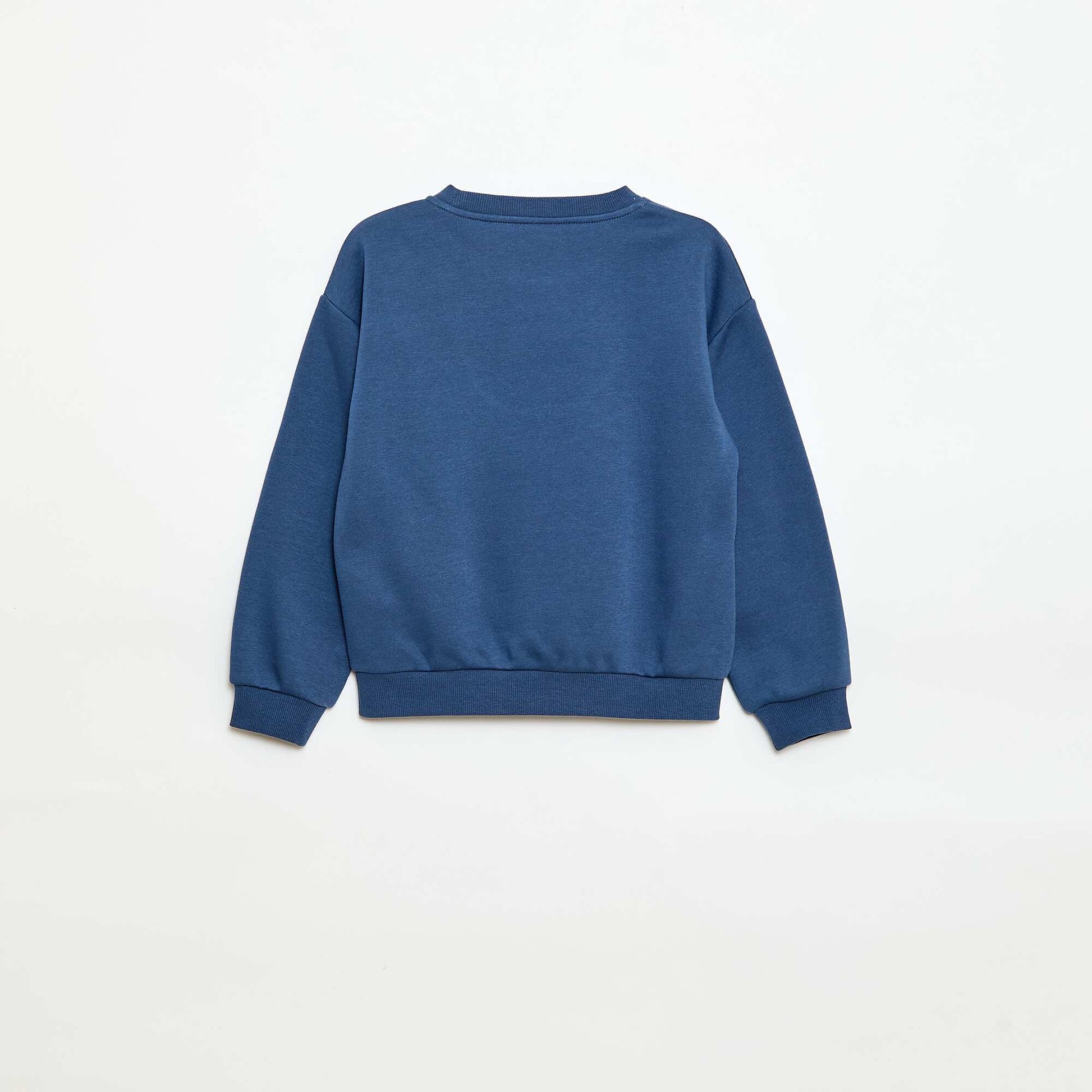 Long-sleeved sweatshirt with print BLUE