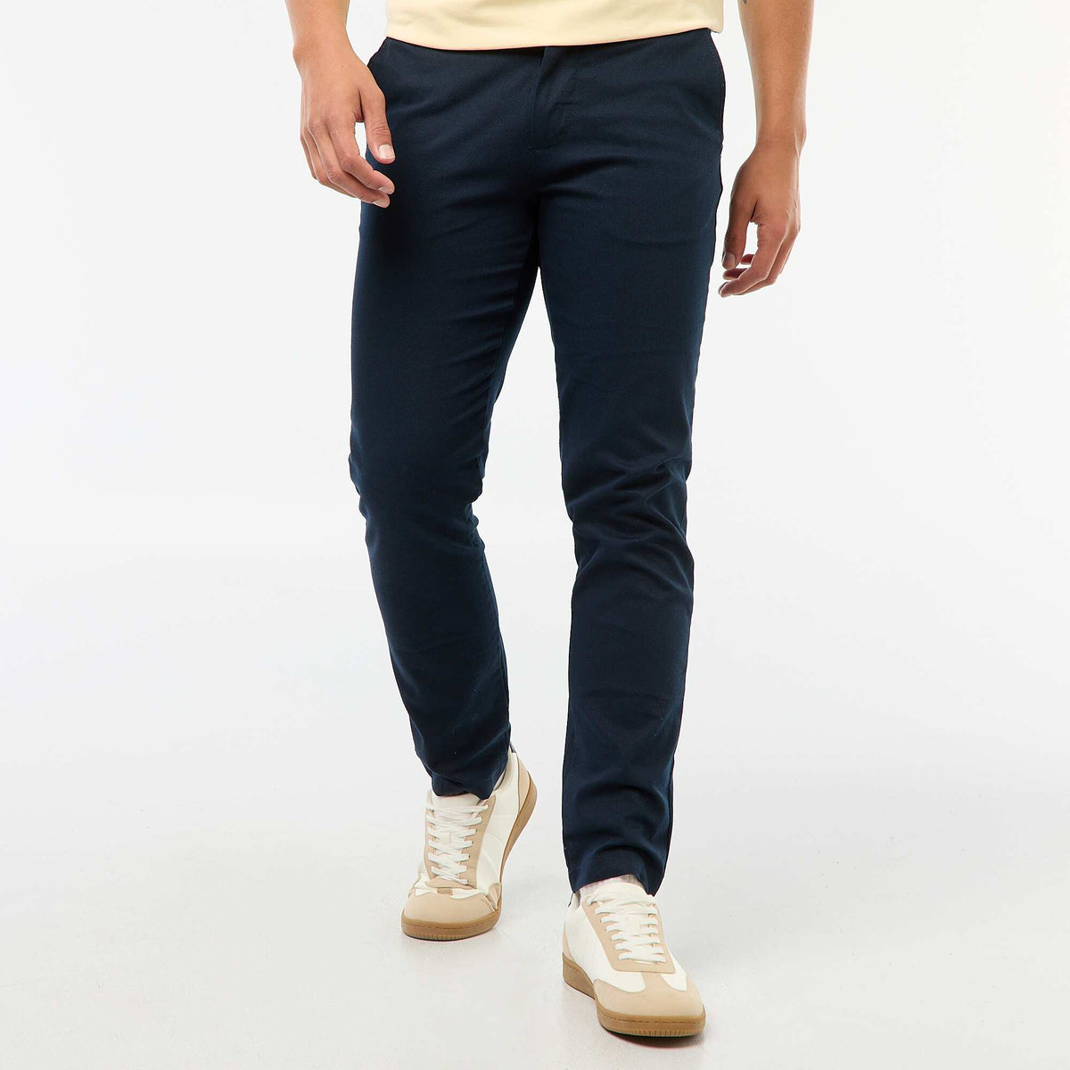 Pantallona Chino prej Twill BLU