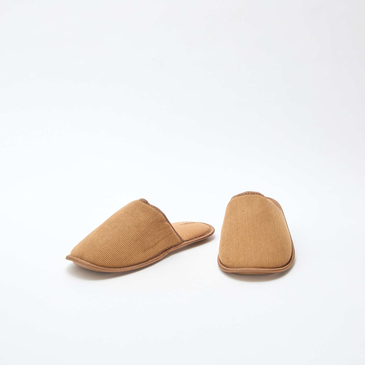 Velvet Mule Slippers BROWN