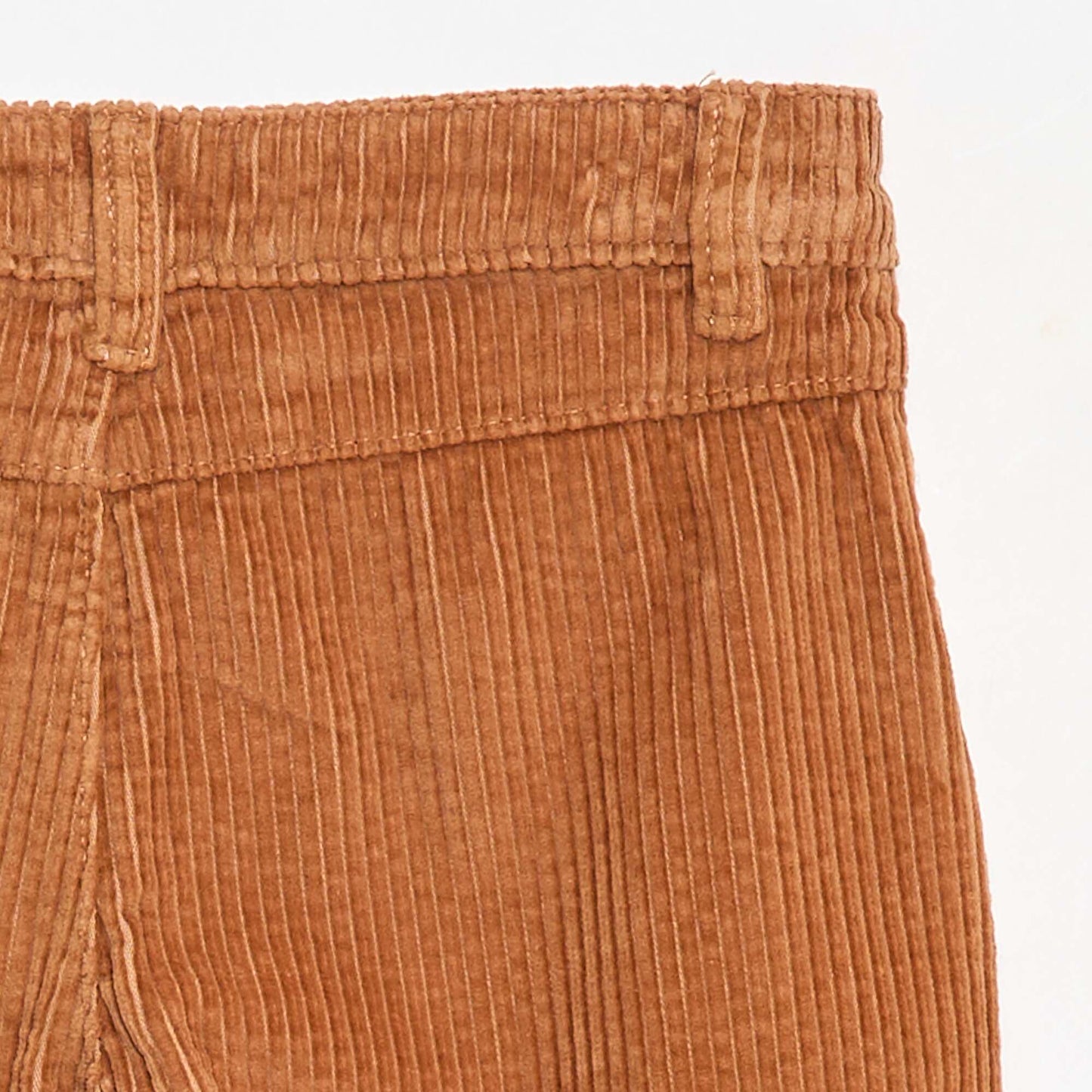 Wide-Leg Velvet Pants BROWN