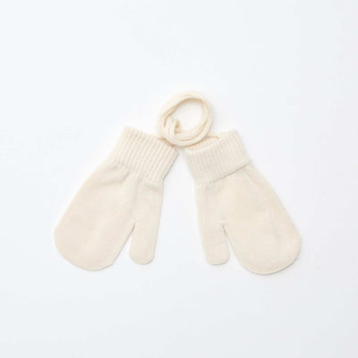 Plain Mittens WHITE