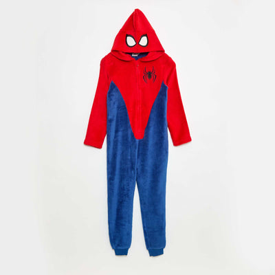 Pizhame e plotë me kapuç "Spiderman"