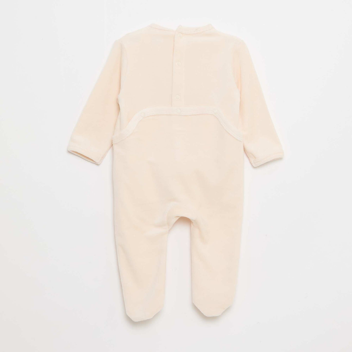 Winnie' Velvet Sleepsuit WHITE